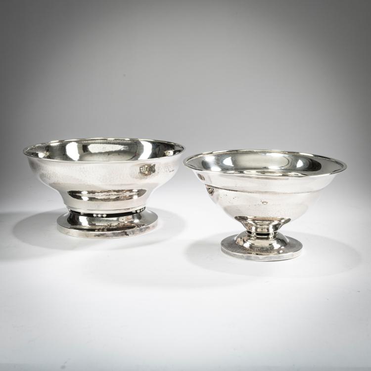 Bild 1 zu Objekt, Zwei Schalen '413' und '414', um 1915, Johan Rohde, Jensen, Georg, Kopenhagen / Copenhagen, 178A 461