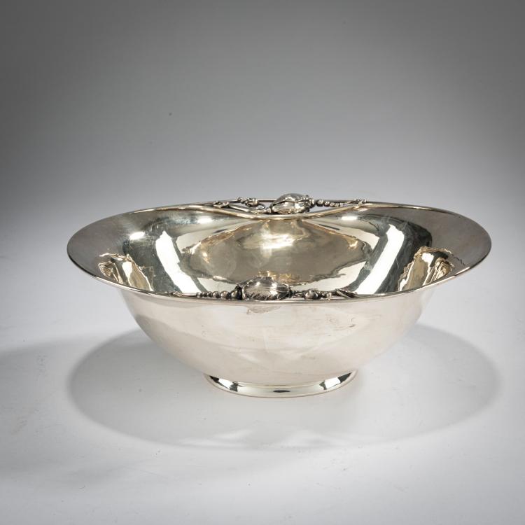 Bild 1 zu Objekt, Schale 'Blossom', 1908, Georg Jensen, Jensen, Georg, Kopenhagen / Copenhagen, 178A 462