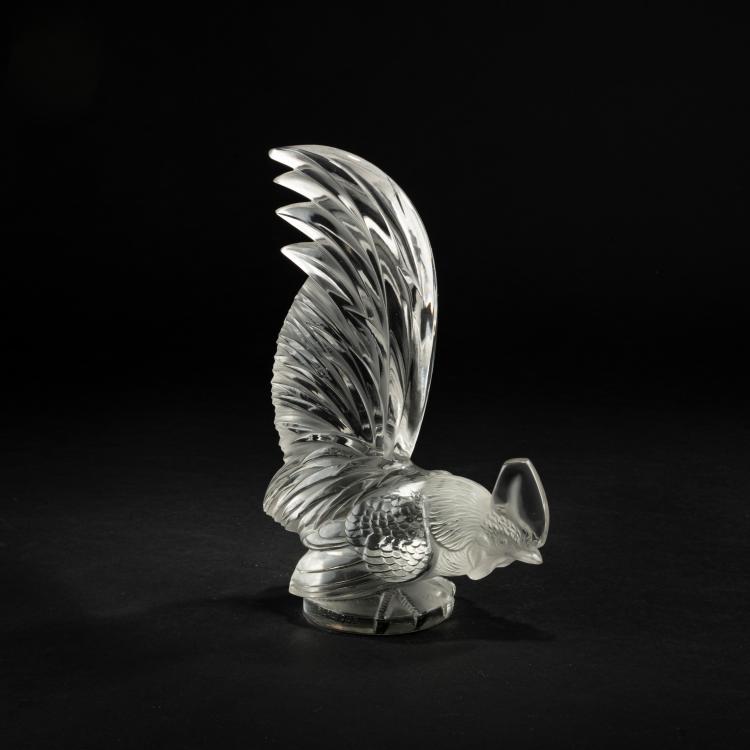 Hauptbild zu Objekt, Briefbeschwerer 'Coq nain', 1928, Ren&eacute; Lalique, Lalique, Ren&eacute;, Wingen-sur-Moder, 178A 136