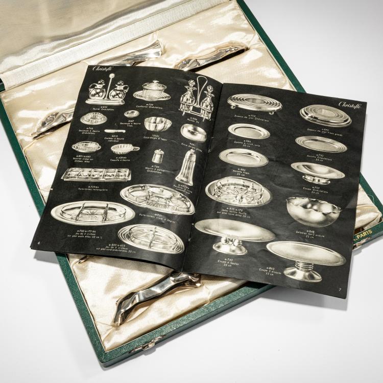 Bild 2 zu Objekt, Zw&ouml;lf Messerb&auml;nkchen, um 1925, Christofle, Paris, 178A 440