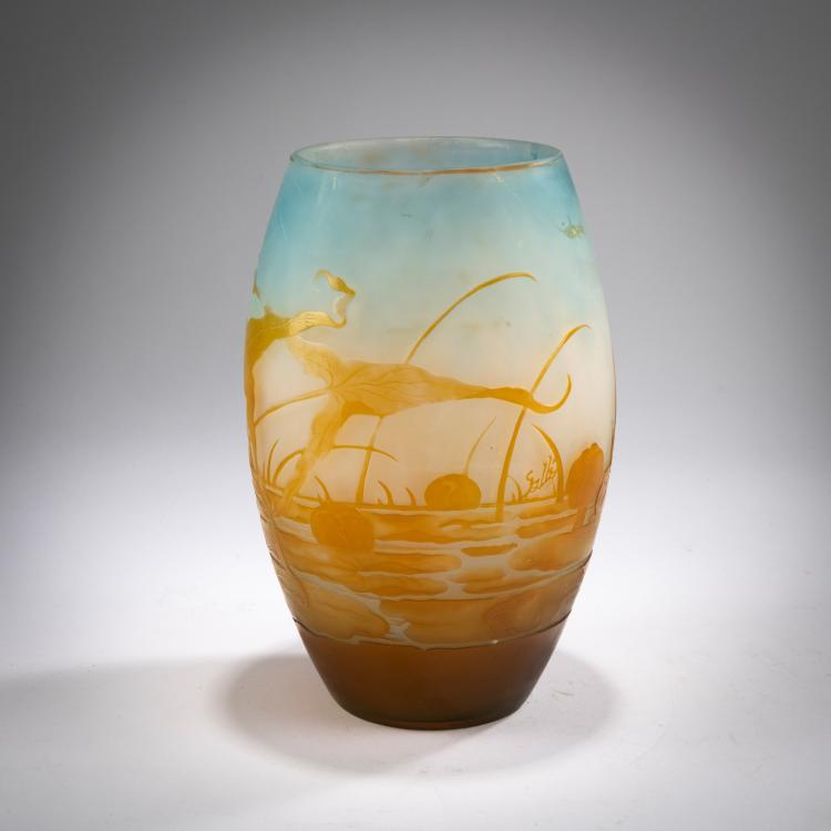 Bild 2 zu Objekt, Vase 'N&eacute;nuphars et Sagittaire', 1920-36, Gall&eacute;, Nancy, 178A 116