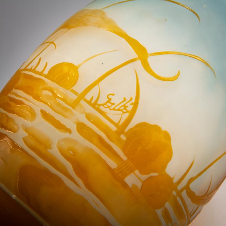 Bild 3 zu Objekt, Vase 'N&eacute;nuphars et Sagittaire', 1920-36, Gall&eacute;, Nancy, 178A 116