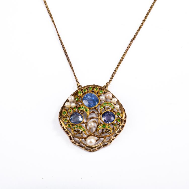 Hauptbild zu Objekt, Collier, um 1890, Deutschland, 178C 1019