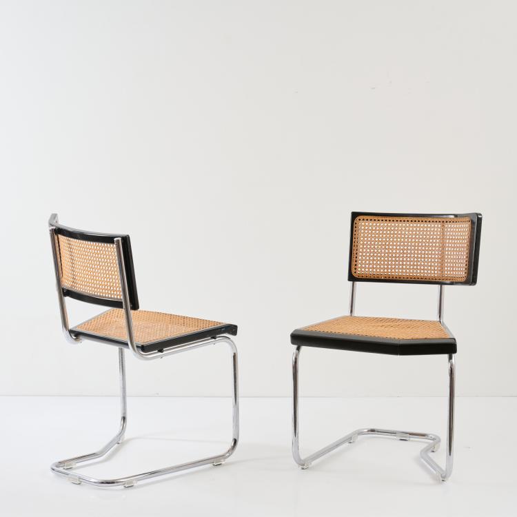 Bild 3 zu Objekt, Vier St&uuml;hle 'B 2', 1982 (Entwurf), Stefan Wewerka, Tecta, Lauenf&ouml;rde, 178B 852