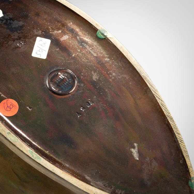 Bild 4 zu Objekt, Rosenschale mit Fischerin, 1903, Vilmos Zsolnay, Zsolnay, Pecs, 178A 392