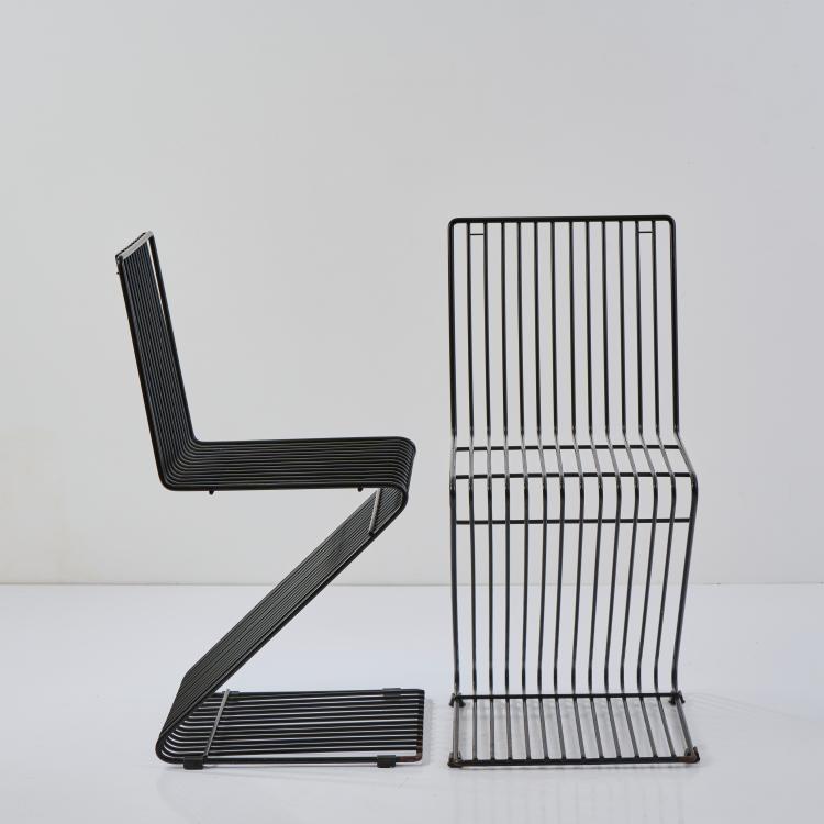 Bild 2 zu Objekt, Two 'Z' chairs, 1970 (design), Fran&ccedil;ois Arnal, Atelier A, Paris, 178B 780