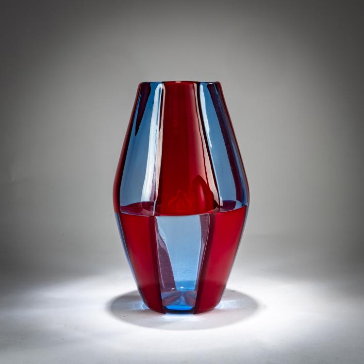 Hauptbild zu Objekt, Vase 'Tesserae', um 1950, Fulvio Bianconi, Venini, Murano, 179B 515