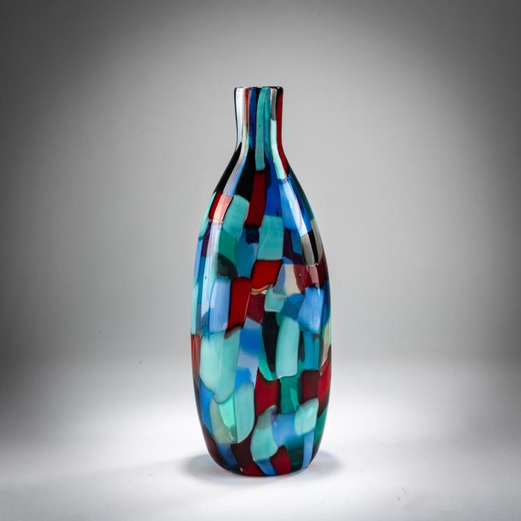 Hauptbild zu Objekt, 'Pezzato' vase, around 1950, Fulvio Bianconi, Venini, Murano, 179B 516