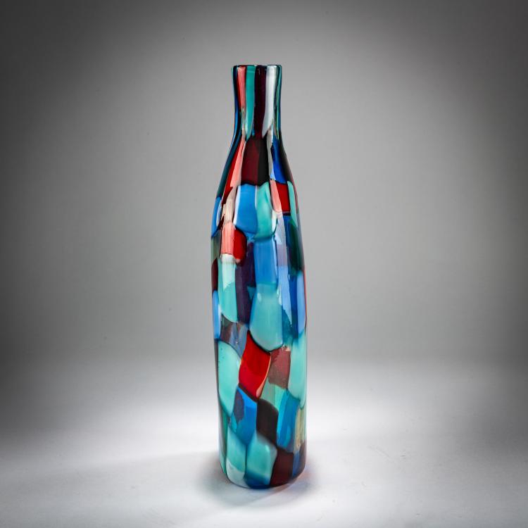 Bild 1 zu Objekt, 'Pezzato' vase, around 1950, Fulvio Bianconi, Venini, Murano, 179B 516