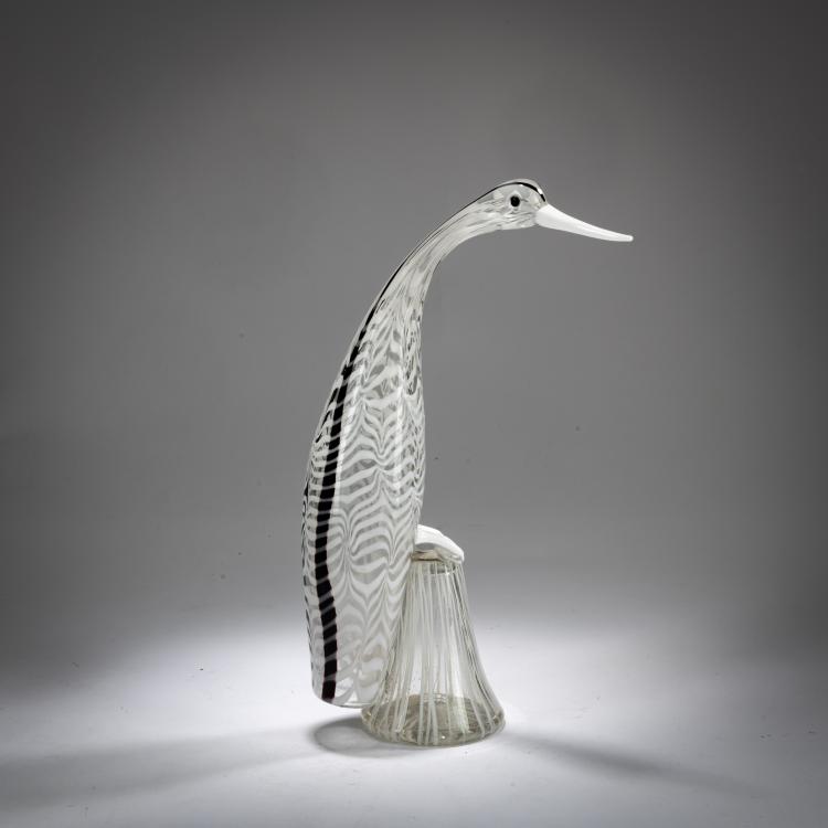 Hauptbild zu Objekt, Bird 'Airone', 1953, Fulvio Bianconi, Venini, Murano, 179B 528