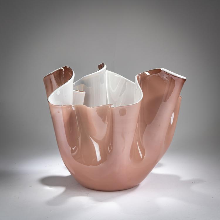 Bild 1 zu Objekt, 'Fazzoletto' vase, 1949/50, Fulvio Bianconi, Venini, Murano, 179B 511