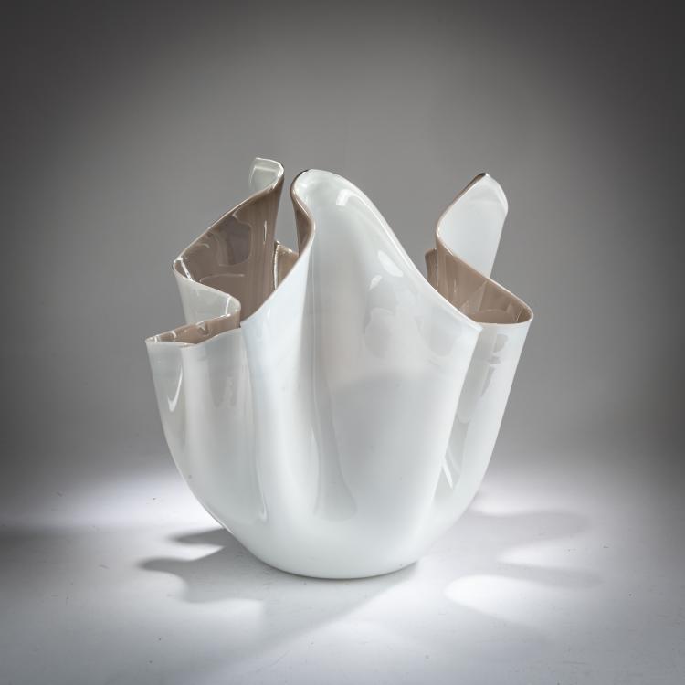 Bild 1 zu Objekt, 'Fazzoletto' vase, around 1950, Fulvio Bianconi, Venini, Murano, 179B 517
