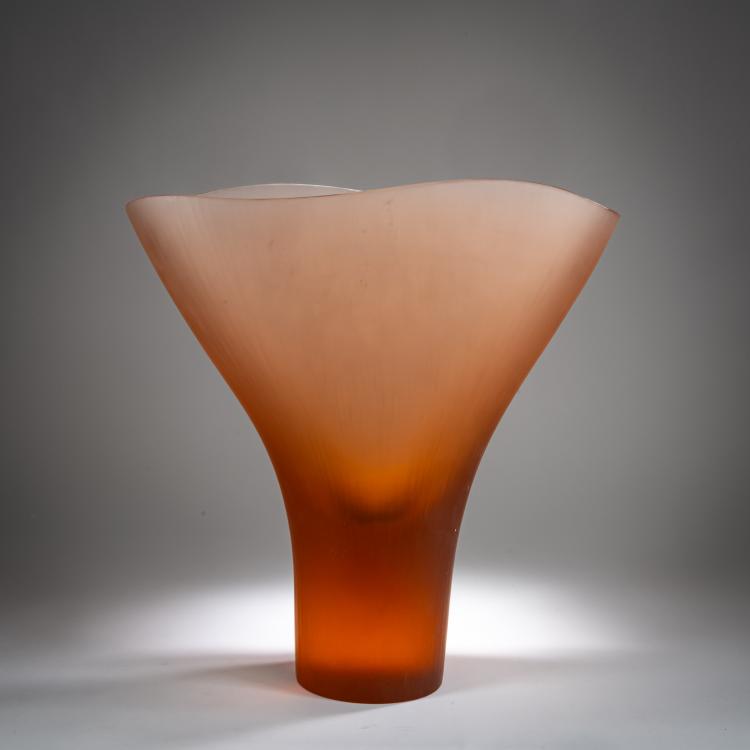 Hauptbild zu Objekt, 'Battuto' vase, 1959/60, Tobia Scarpa, Venini, Murano, 179B 537