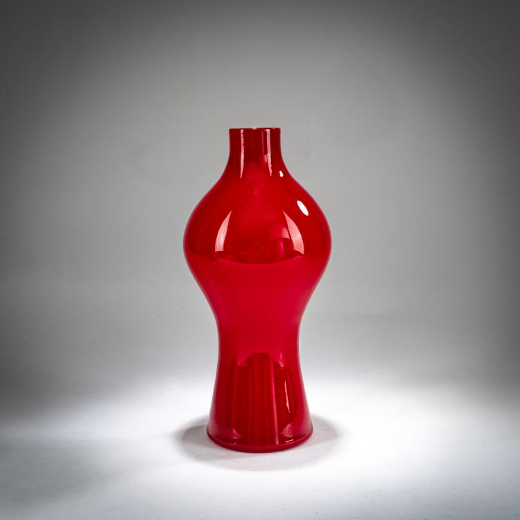 Hauptbild zu Objekt, Vase 'Incamiciato', um 1936, Carlo Scarpa, Venini, Murano, 179B 504