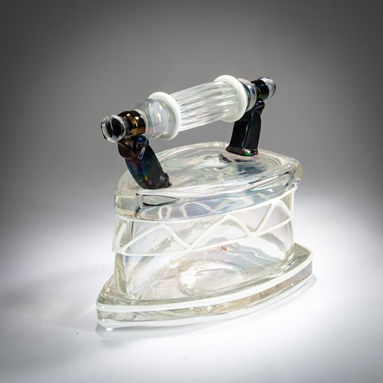 Bild 1 zu Objekt, 'Iron' sculpure, around 1978, Fulvio Bianconi, Seguso Vetri d'Arte, Murano, 179B 588