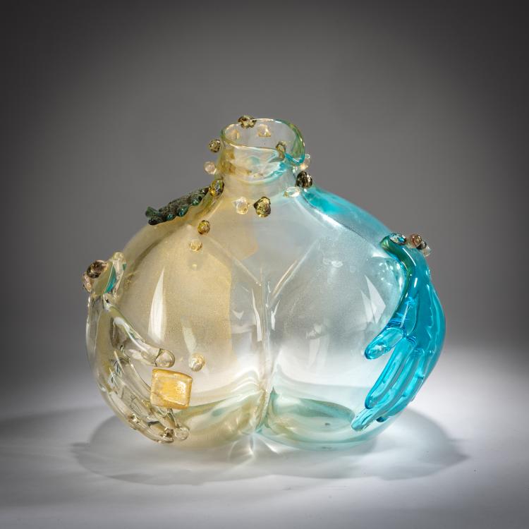 Hauptbild zu Objekt, Vase, 1978, Fulvio Bianconi, Seguso Vetri d'Arte, Murano, 179B 585