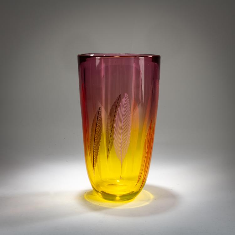 Bild 1 zu Objekt, Vase 'A piume', 1956, Archimede Seguso, Seguso, Archimede, Murano, 179B 549