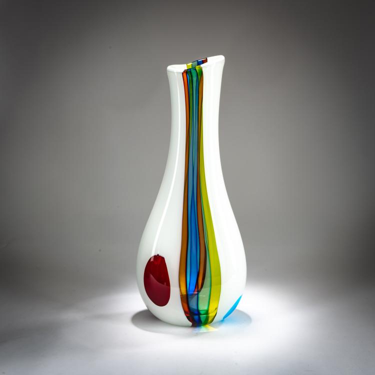 Hauptbild zu Objekt, Vase 'A canne macchiato', um 1956, Anzolo Fuga, A.Ve.M., Murano, 179B 606