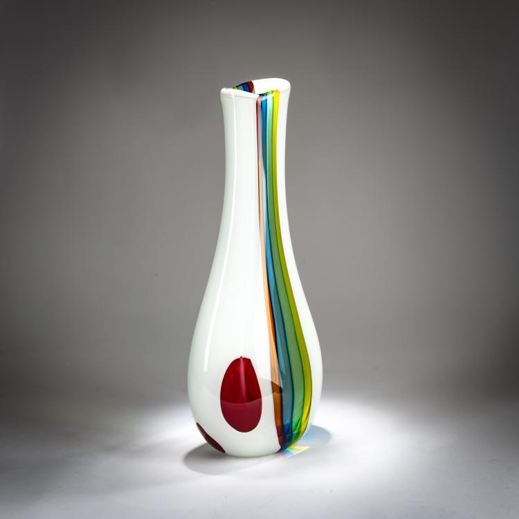 Bild 1 zu Objekt, Vase 'A canne macchiato', um 1956, Anzolo Fuga, A.Ve.M., Murano, 179B 606