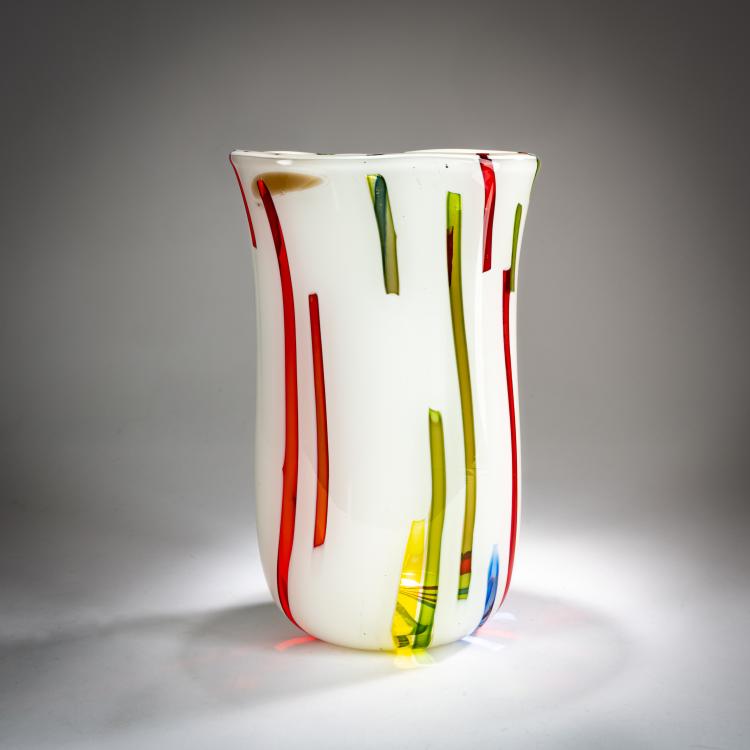 Hauptbild zu Objekt, Vase 'A canne', um 1956, Anzolo Fuga, A.Ve.M., Murano, 179B 607