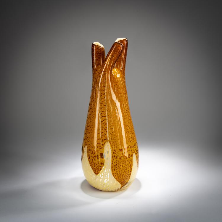 Bild 1 zu Objekt, Vase 'Con fiamme', around 1955, Aldo Nason, A.Ve.M., Murano, 179B 604