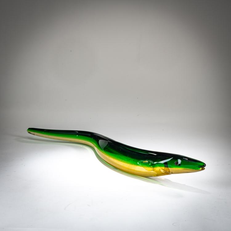 Hauptbild zu Objekt, Eel, around 1965, Ermanno Nason, Cenedese, Gino, Murano, 179B 636