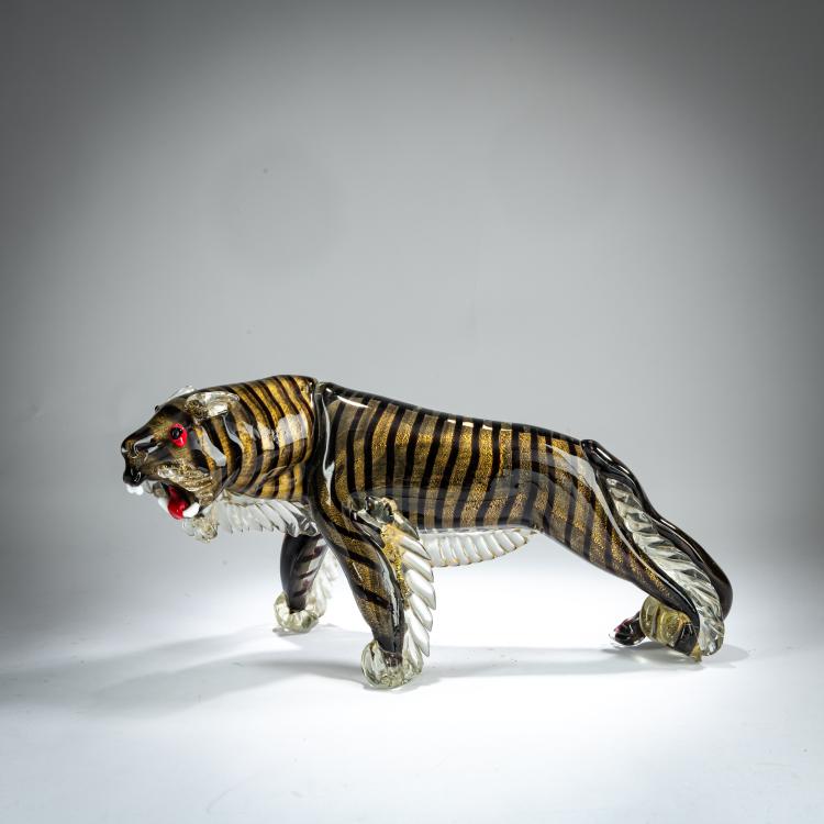 Bild 1 zu Objekt, Tiger, um 1948, A.Ve.M., Murano, 179B 599