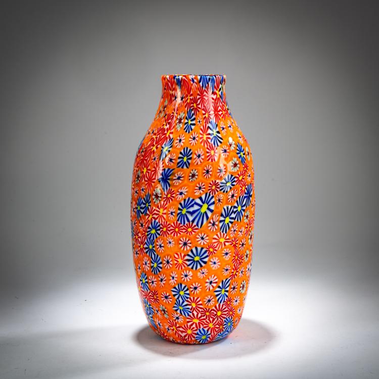 Hauptbild zu Objekt, Vase 'Murrine kiku', 1964, Ermanno Toso, Toso, Fratelli, Murano, 179B 621