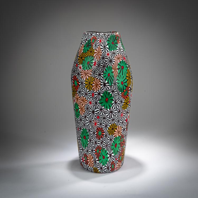 Hauptbild zu Objekt, Vase 'Murrine kiku', 1964, Ermanno Toso, Toso, Fratelli, Murano, 179B 623