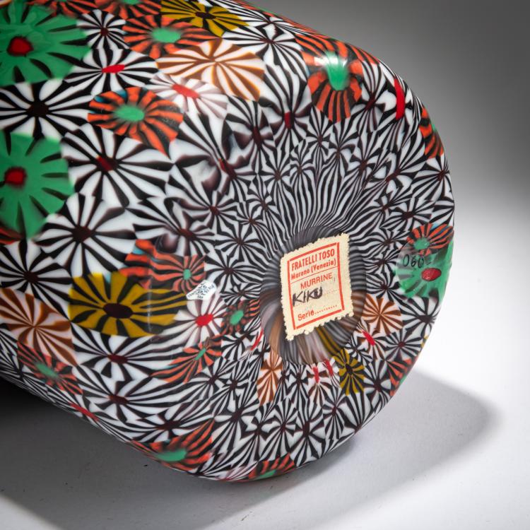 Bild 2 zu Objekt, Vase 'Murrine kiku', 1964, Ermanno Toso, Toso, Fratelli, Murano, 179B 623