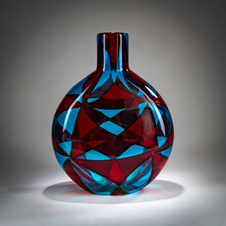 Hauptbild zu Objekt, Gro&szlig;e Vase 'Intarsio', 1961-63, Ercole Barovier, Ercole Barovier, 179B 476