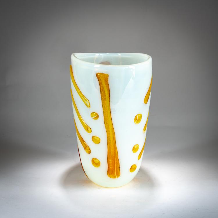 Bild 1 zu Objekt, Vase 'Decoro argento', 1966, Ercole Barovier, Barovier & Toso, Murano, 179B 479