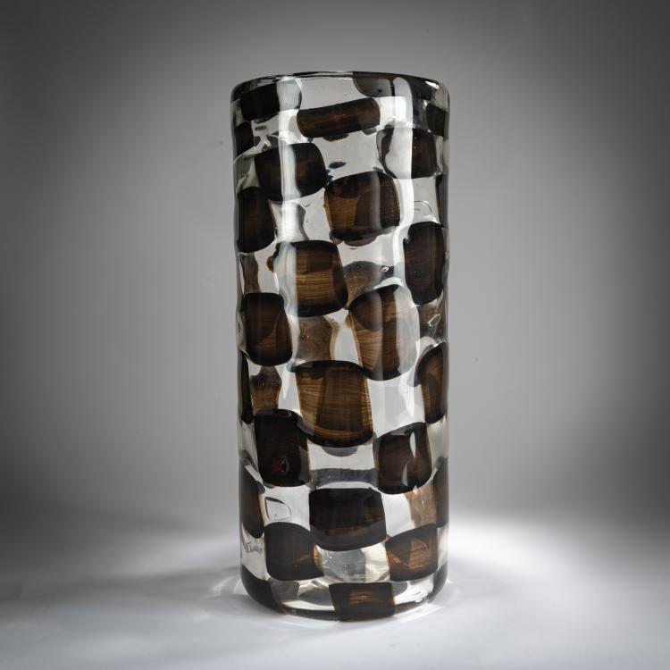 Bild 1 zu Objekt, Hohe Vase 'Pezzati', 1956, Ercole Barovier, Barovier & Toso, Murano, 179B 469