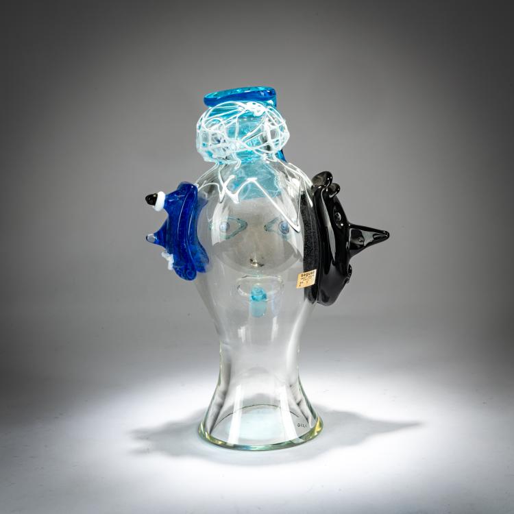 Bild 2 zu Objekt, 'Testa' sculpture, 1978, Fulvio Bianconi, Seguso Vetri d'Arte, Murano, 179B 586