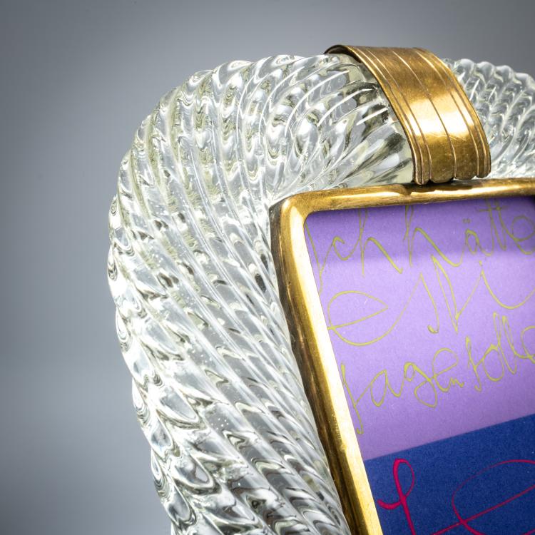 Bild 2 zu Objekt, Standrahmen, um 1950, Barovier & Toso, Murano (zug./attr.), 179A 106