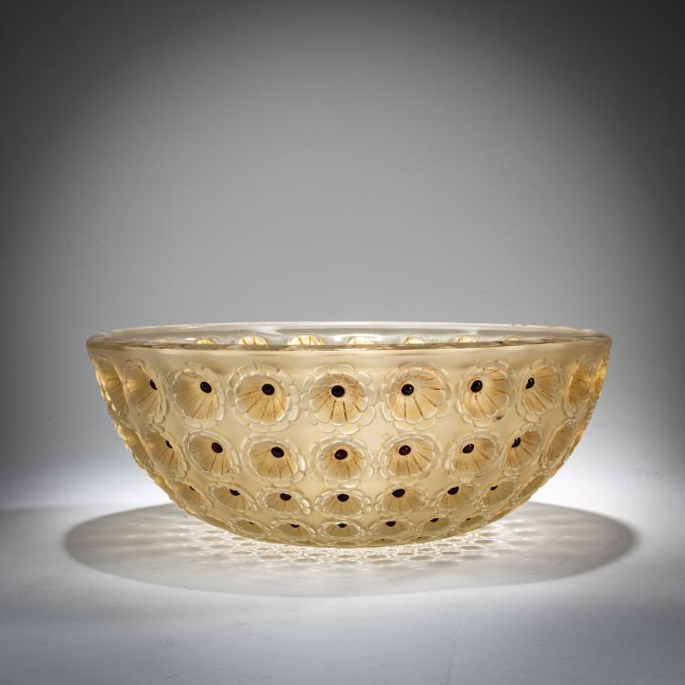 Hauptbild zu Objekt, Schale 'Nemours', 1929, Ren&eacute; Lalique, Lalique, Wingen-sur-Moder, 180A 73