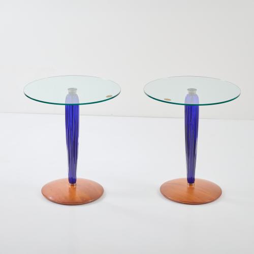 Two side tables, 1970s/80s