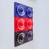 Six wall and ceiling elements 'Ring-Leuchte', 1969/70 (design)