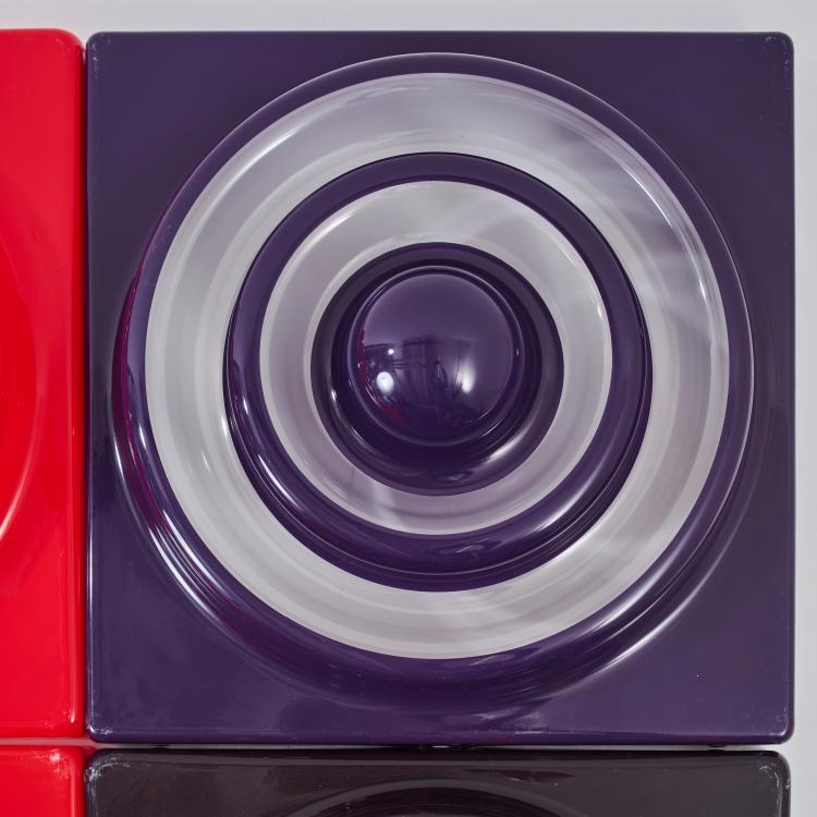 Bild 4 zu Objekt, Sechs Wand-/ Deckenelemente 'Ring-Leuchte', 1969/70 (Entwurf), Verner Panton, Louis Poulsen, Kopenhagen / Copenhagen, 178B 767