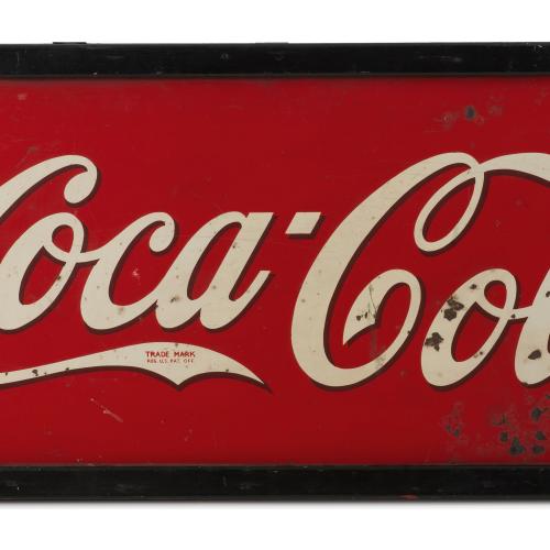 'Coca Cola' promotional sign, c. 1938