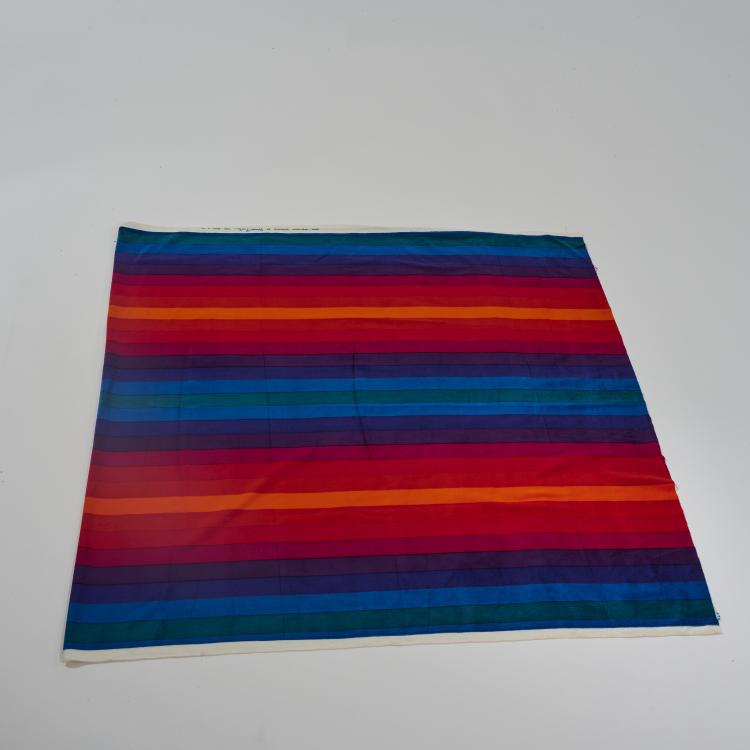 Hauptbild zu Objekt, Fabric panel 'Stripes' from the 'Domino' collection, 1974 (design), Verner Panton, Mira-X, Suhr, 180B 485