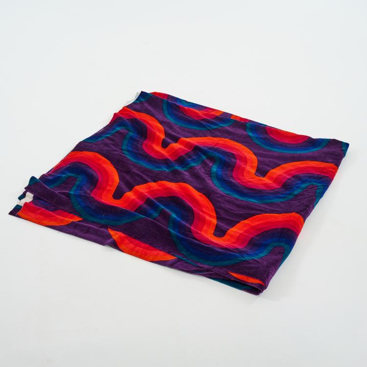 Bild 1 zu Objekt, Stoffbahn 'Kurve', 1969 (Entwurf), Verner Panton, Mira-X, Suhr, 183A 327