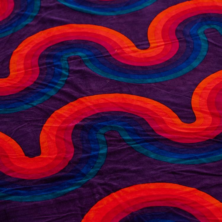 Bild 2 zu Objekt, Stoffbahn 'Kurve', 1969 (Entwurf), Verner Panton, Mira-X, Suhr, 183A 327