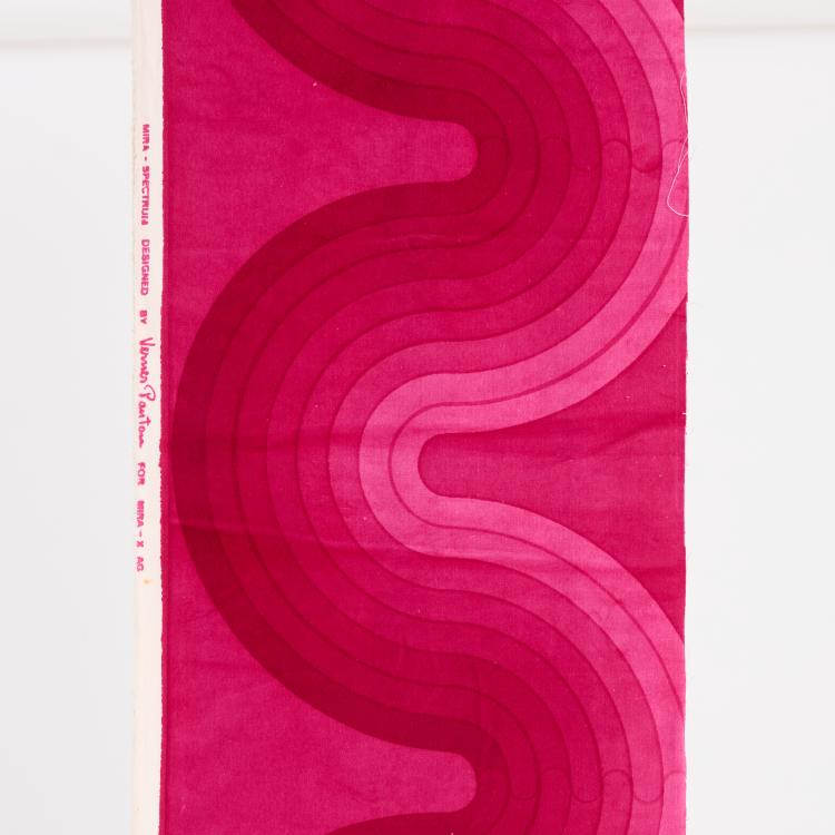 Bild 1 zu Objekt, Stoffbahn 'Kurve', 1969 (Entwurf), Verner Panton, Mira-X, Suhr, 179A 30