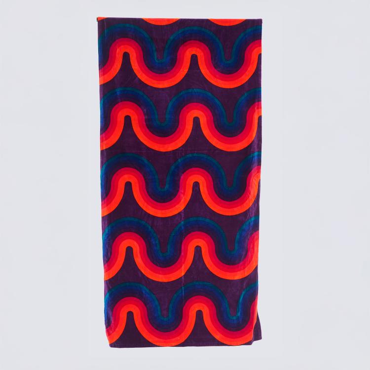 Hauptbild zu Objekt, Stoffbahn 'Kurve', 1969 (Entwurf), Verner Panton, Mira-X, Suhr, 179A 34