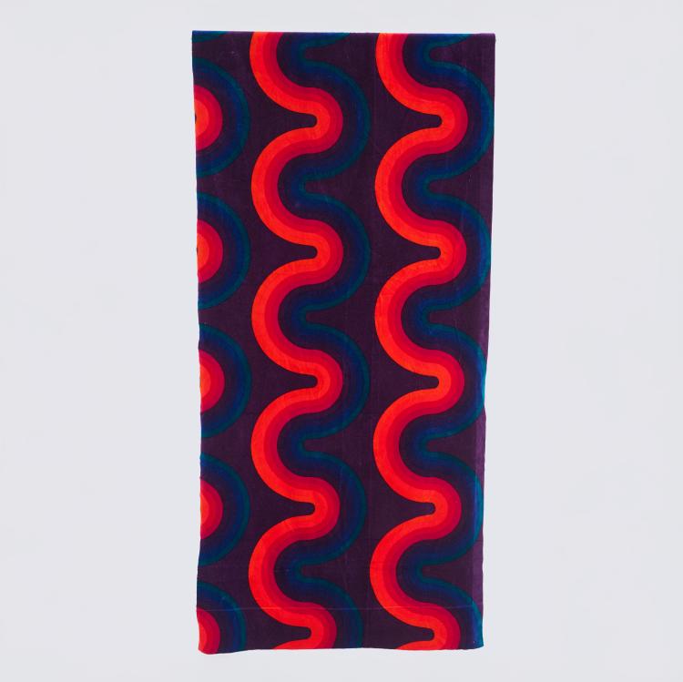 Hauptbild zu Objekt, Fabric panel 'Curve', 1969 (design), Verner Panton, Mira-X, Suhr, 180B 484