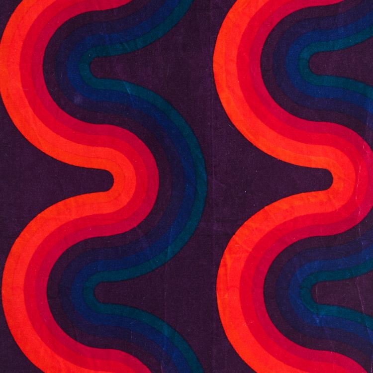 Bild 1 zu Objekt, Fabric panel 'Curve', 1969 (design), Verner Panton, Mira-X, Suhr, 180B 484