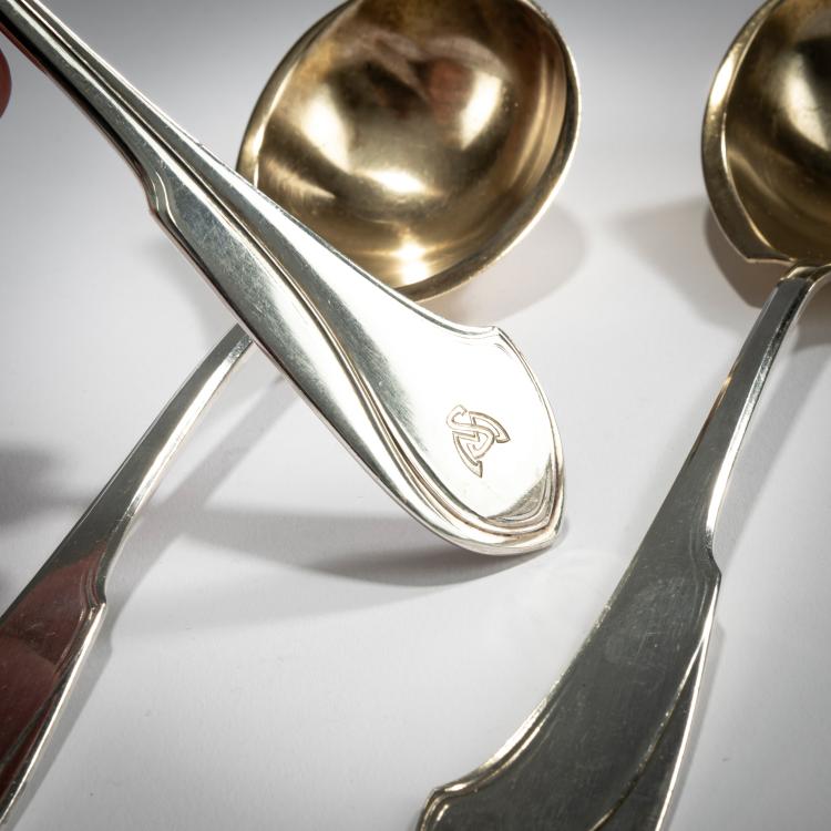 Bild 2 zu Objekt, Three gravy ladles 'Model I', 1903, Henry van de Velde, M&uuml;ller, Theodor, Weimar; Koch & Bergfeld, Bremen, 178A 457