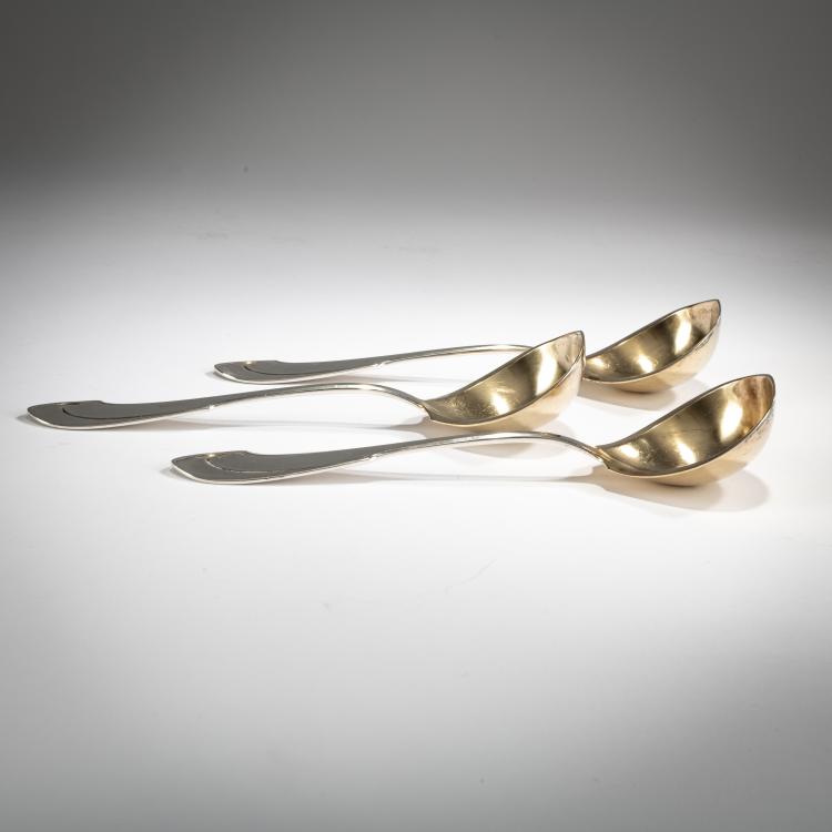 Bild 3 zu Objekt, Three gravy ladles 'Model I', 1903, Henry van de Velde, M&uuml;ller, Theodor, Weimar; Koch & Bergfeld, Bremen, 178A 457
