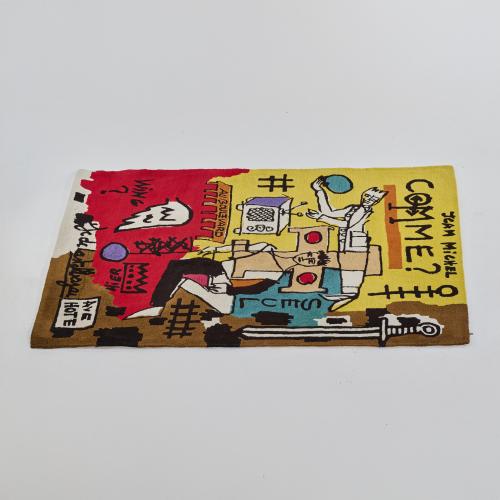 Artist carpet 'Comme Jean-Michel matta', 1980s